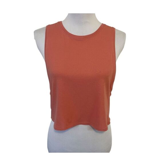 Lululemon Cut Back Crop Tank Rustic Coral size 4 - Picture 1 of 13